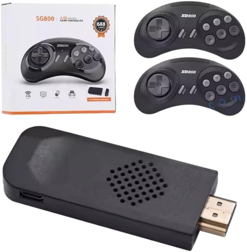 SG800 4K Retro Game Stick Console &ndash; 16-Bit Classic Video Games Plug & Play