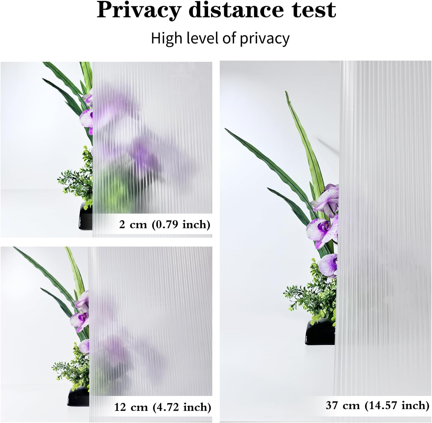 Sevenpers Opaque Film Privacy without Glue Vinyl anti UV Static Cling No Glue Window Sticker Cover with Installation Kit 44.5 X 400Cm image number 4