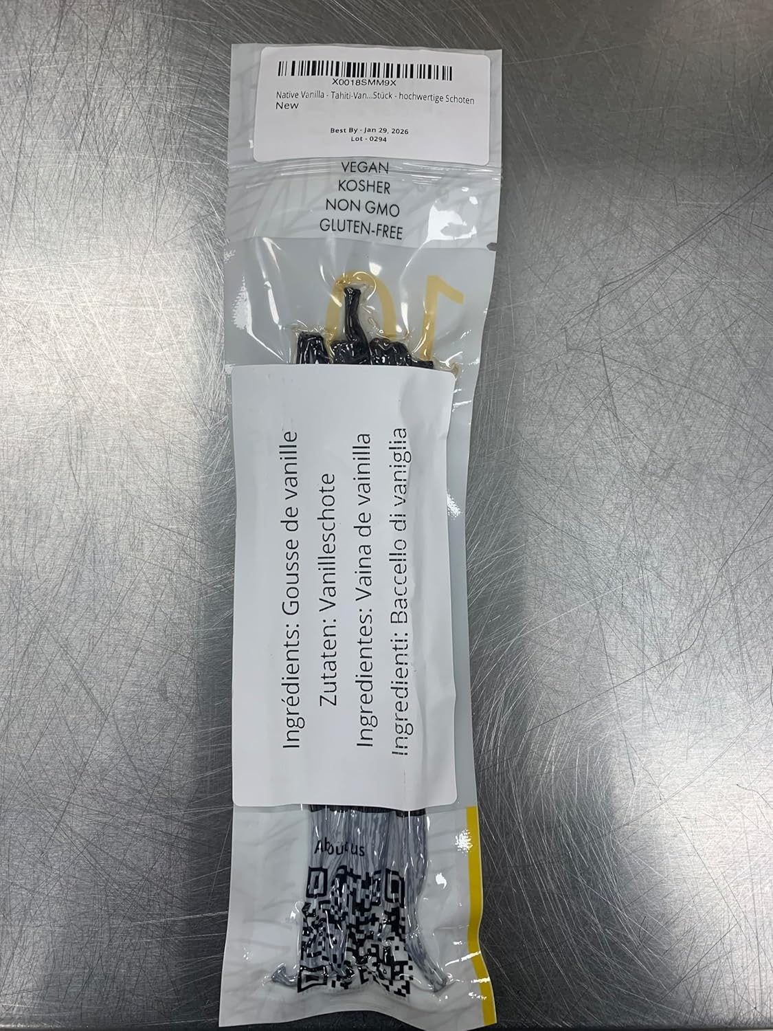 Native Vanilla Grade B Tahitian Vanilla Beans &ndash; 10 Premium Extract Whole Pods &ndash; for Chefs and Home Baking, Cooking, & Extract Making &ndash; Homemade Vanilla Extract image number 3