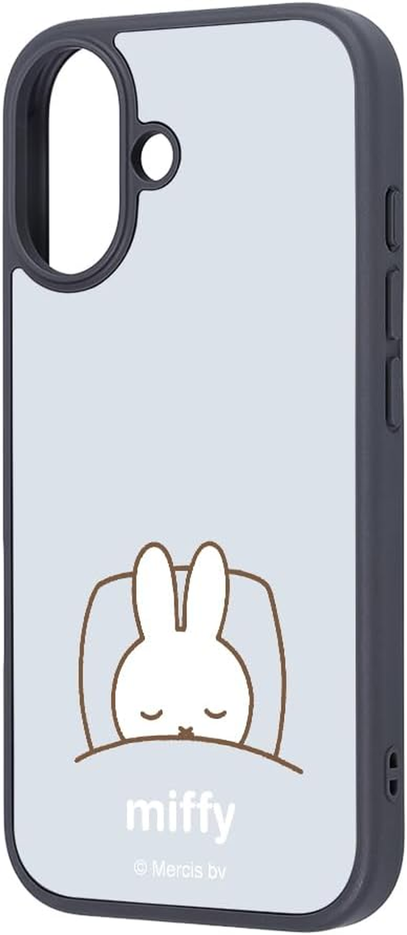 Ingrem Iphone 17 Case, Miffy [Officially Licensed Product] Shock Absorption Bumper Hybrid Case, Easy to Hold, Character White Rabbit, Miffy, Sleeping image number 2