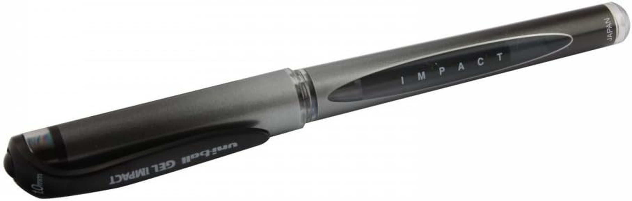 Uni-Ball 218990000 UM-153S Signo Impact Gel Pens with Rubber Grip, Black Gel, 1Mm Nib (Pack of 12) image number 1