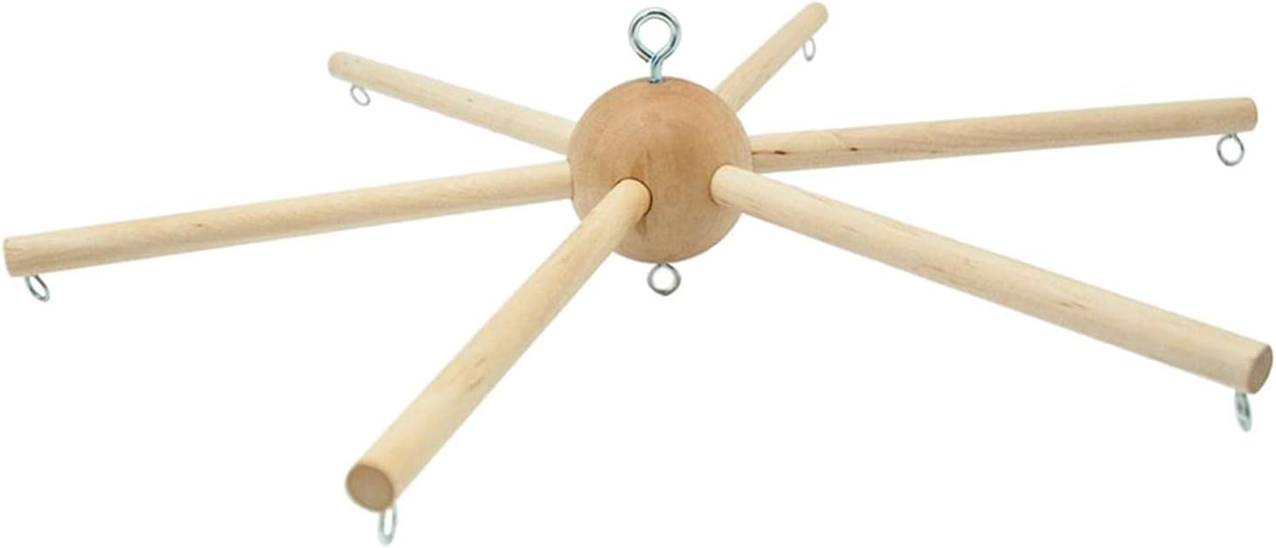 Vaveren Baby Wooden Mobile Hanger Crafts Pendant Props for Wall Hanging Infant Home Bedroom image number 2