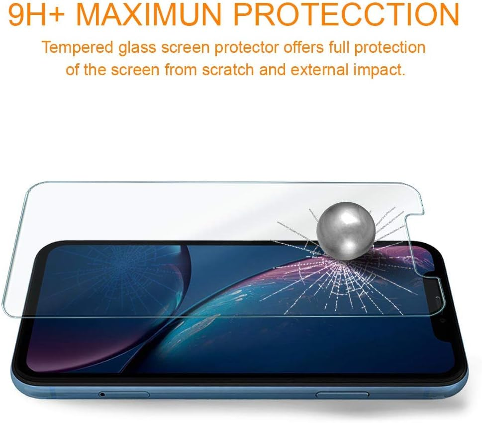 REY 3 X Anti-Shock Screen Protectors and Case for VIVO Y200 5G, Tempered Glass and Silicone TPU with High Resistance image number 2