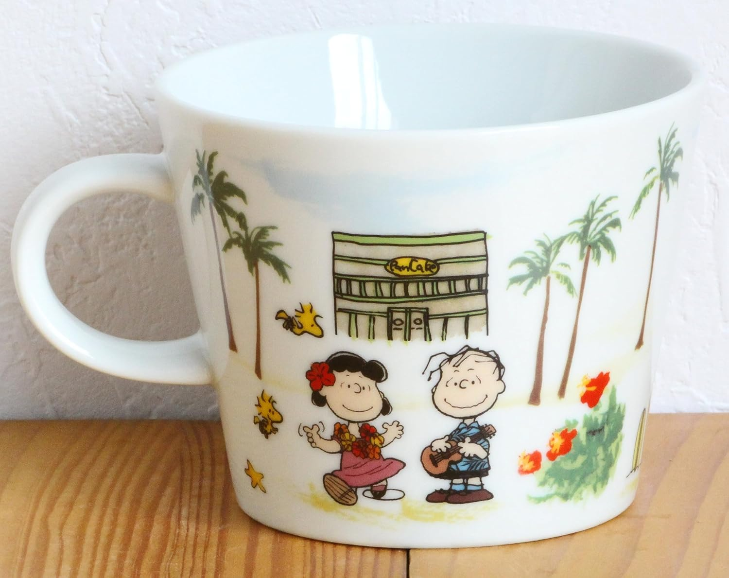 Snoopy 3870039 World Travel Mug, Hawaii, Capacity: Approx. 12.5 Fl Oz (370 Ml), Mug image number 4