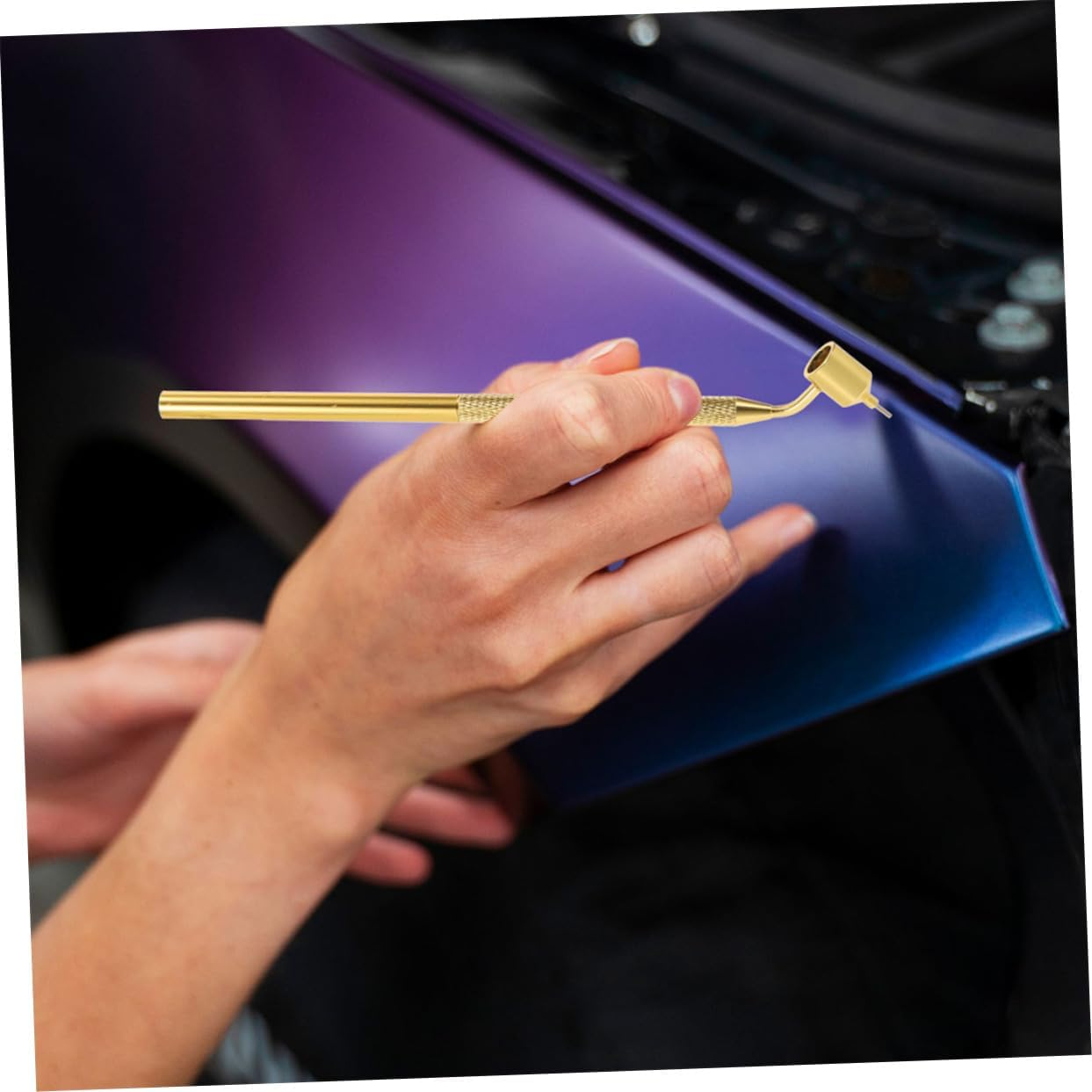 2Pcs Car Touch up Paint Pen 0.3Mm Fine Line Fluid Applicator for Precise Scratch and Chip Repair, Lightweight Compact Vehicle Paint Touchup Tool for Narrow Areas image number 6