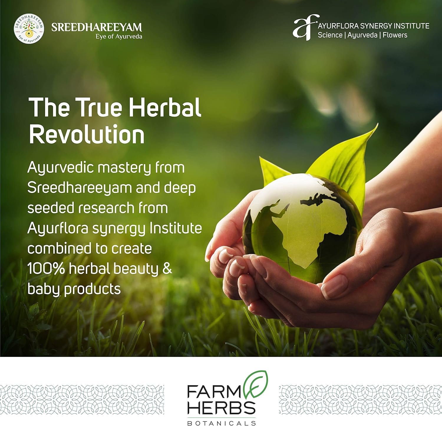 Farmherbs 100% Herbal All Natural Baby Kajal Stick - Certified Lead-Free, Irritation-Free, Premium Olive Wax with Pure Organic Marigold, Smudgeproof, Preservative-Free, Synthetic Chemical-Free, From