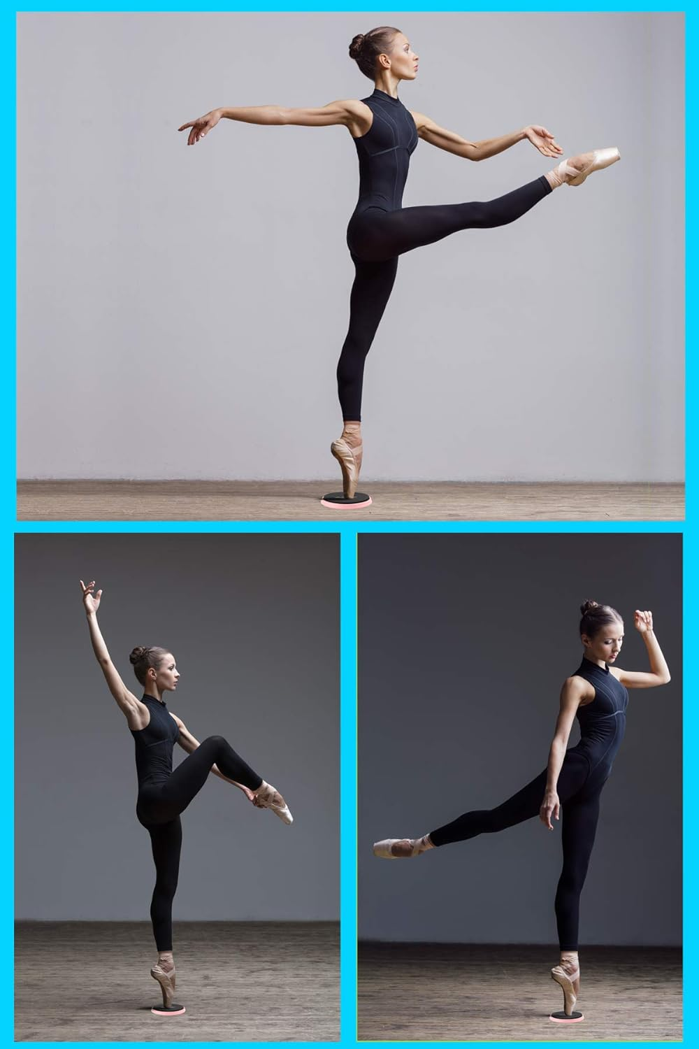 Pro Ballet Turning Disc for Dancers, Dance Disc - Balance Turn Board for Ballet, Gymnastics and Figure Skating, Spin Boards for Better Pirouette Technique, Releve, Turns and Dance Spinning image number 6