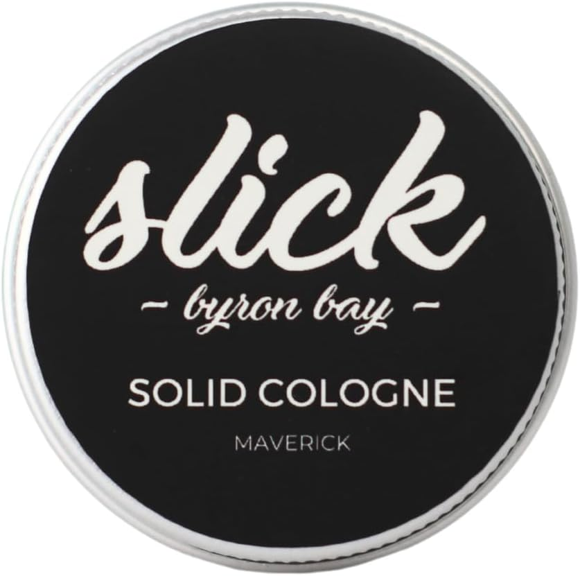 Solid Cologne 15Ml - ALL NATURAL and ORGANIC - Sustainable & Moisturing Cologne for Men and Women in Plastic-Free Recyclable Container Feat. Organic Beexwax, Organic Shea Butter, Jojoba Oil, Vitamin E & Australian Essential Oils - Made by Hand in Byron Bay (Maverick) image number 2