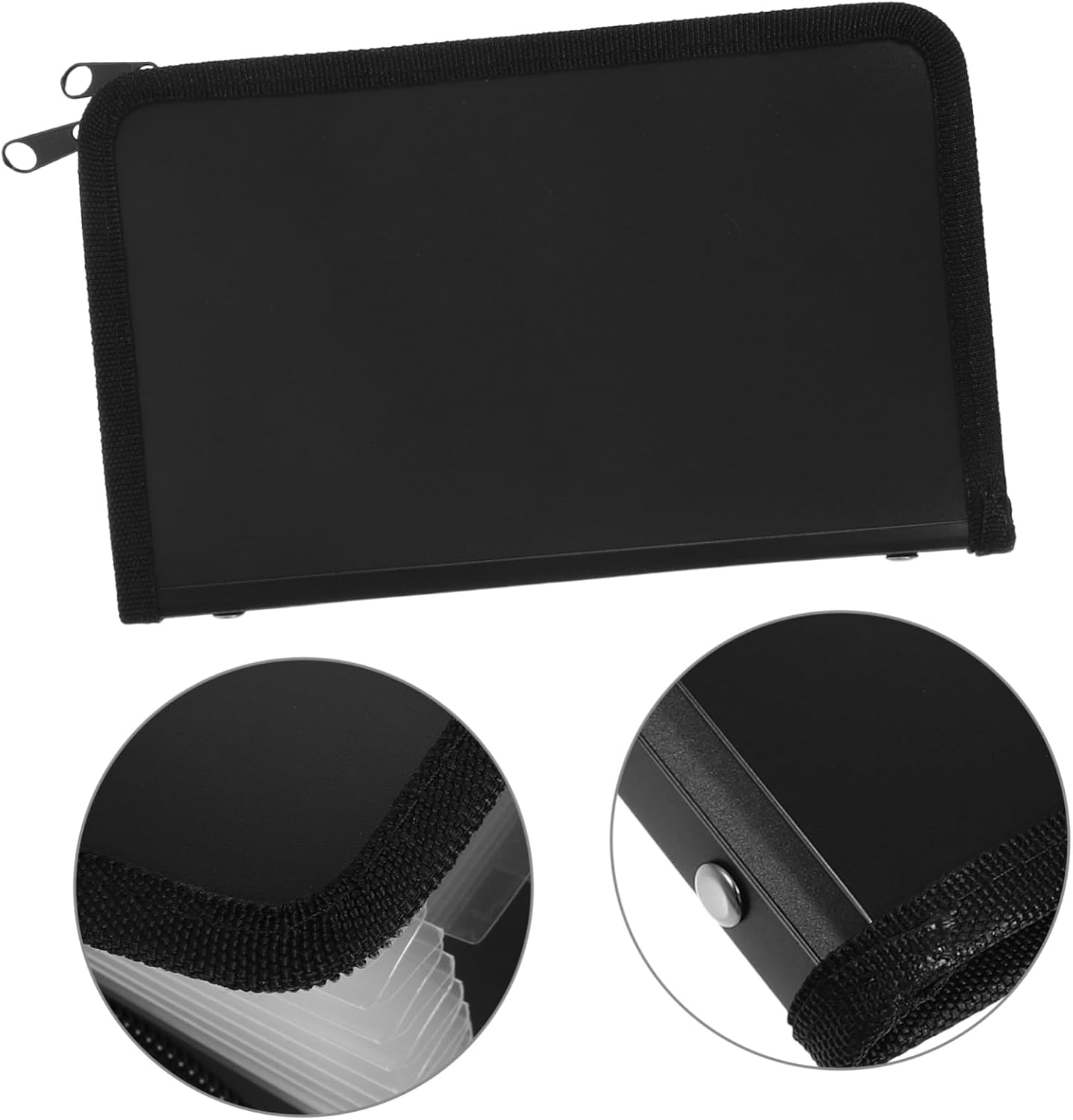 MINAOLULUS Portable Accordion File Organizer Zipper Multi-Layer Document Storage for Receipts Cards and Items Lightweight and Versatile Filing image number 4