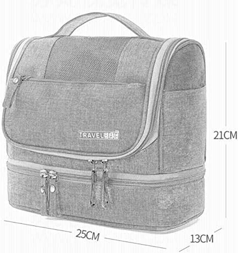 CYBERNOVA Toiletry Bag, Well Divided Toiletry Bag for Travel, Waterproof Cosmetic Organizer Large Kit, Accessories Mesh Pockets, Compact Toiletry Bag Perfect for Men and Women (Purple) image number 3