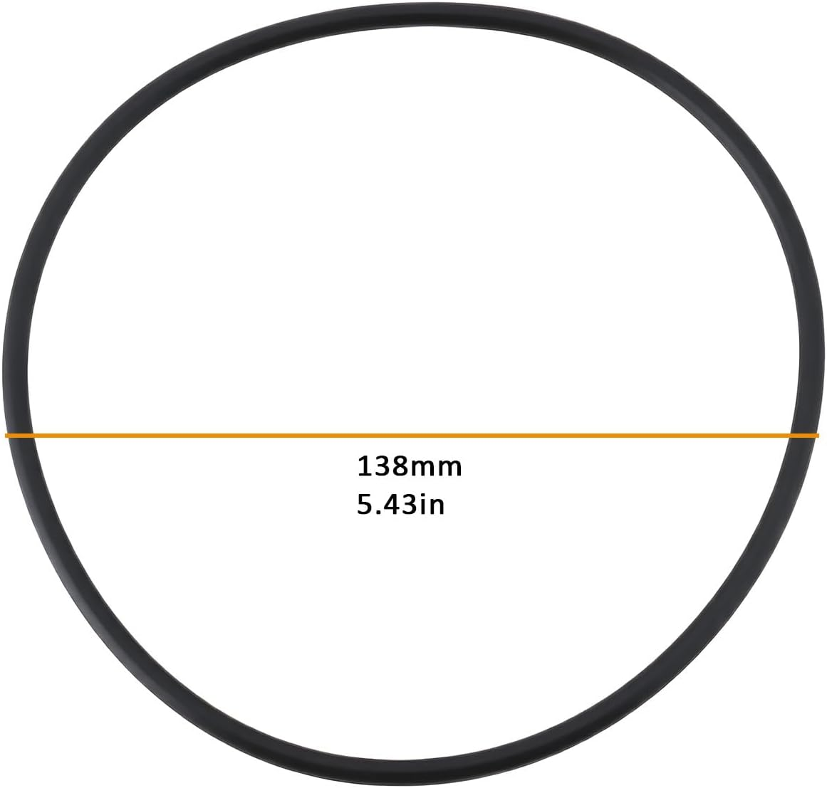 2Pcs Pool Sand Filter Systems Filter Upper Seal 13.8 Cm Compatible with Flowclear Sand Filter Systems image number 1