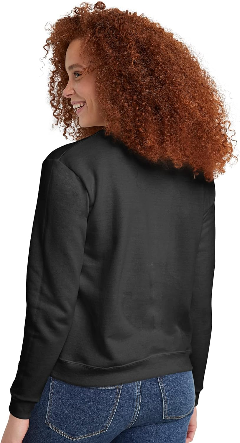 Hanes Women'S V-Notch Pullover Fleece Sweatshirt image number 2