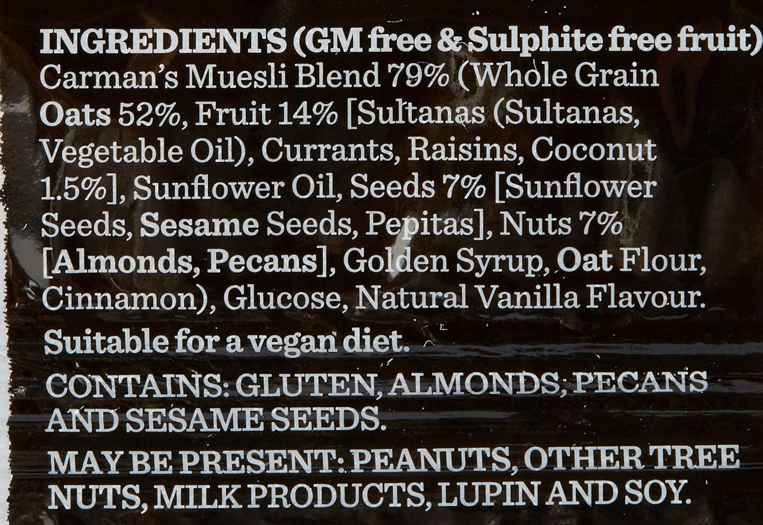 Carman'S Classic Fruit Muesli Bar, 55 Grams X 12