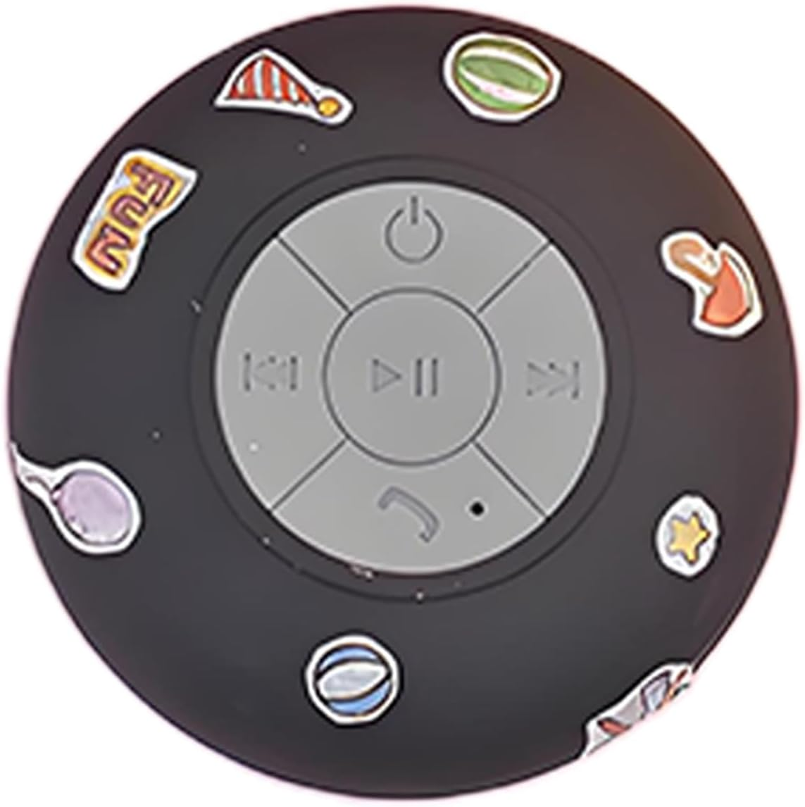 Portable Speaker Waterproof, Bathroom Speaker, Stereo Sound Waterproof Suction Cup Music Player for Shower Home Party Beach Bathroom Travel