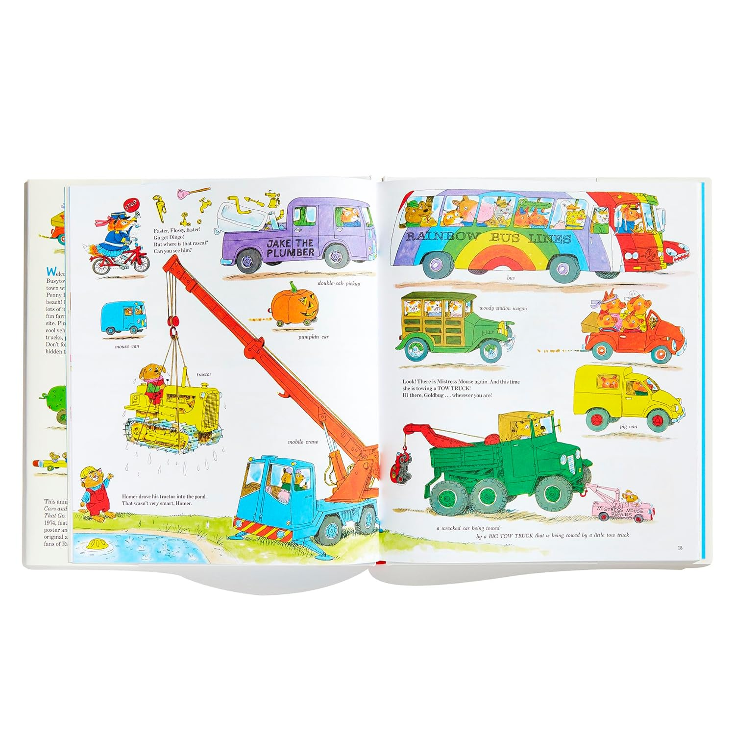Richard Scarry'S Cars and Trucks and Things That Go: 50Th Anniversary Edition image number 4