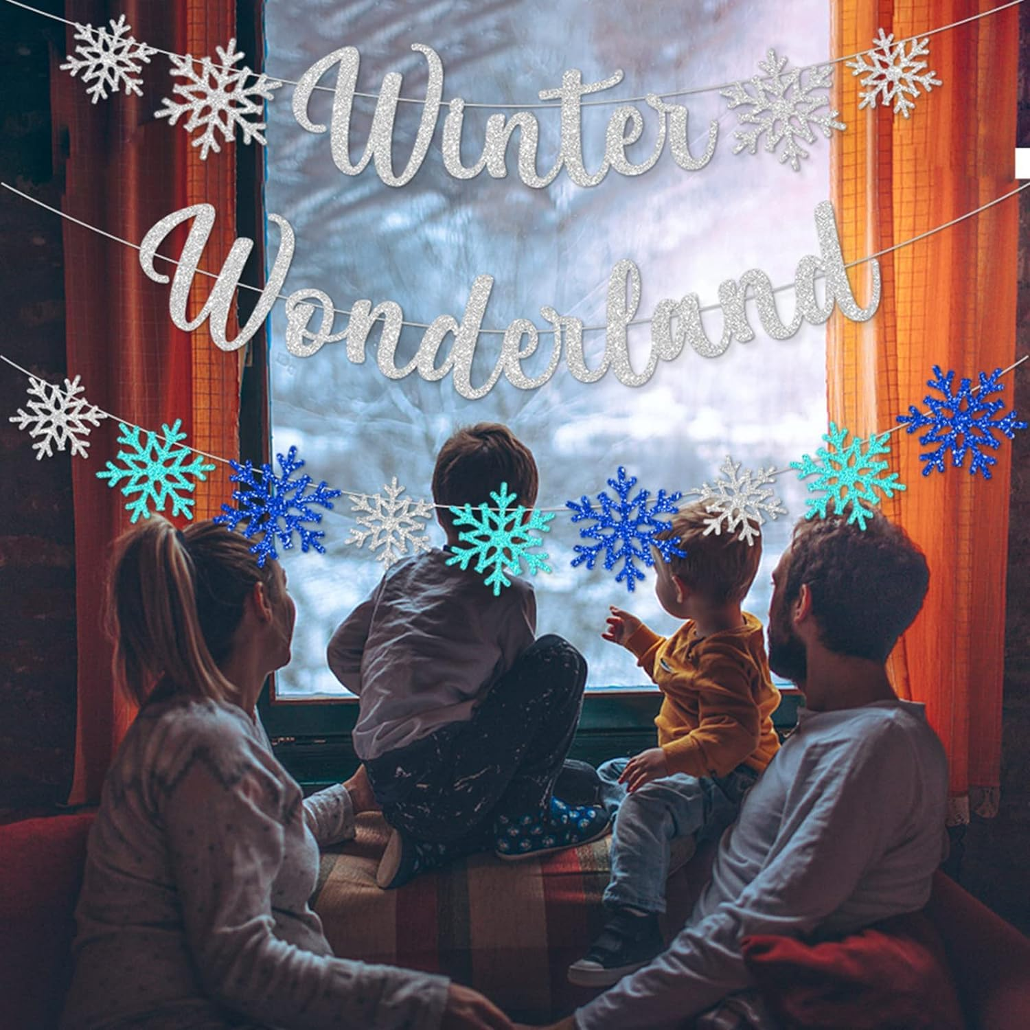 Confetti! Winter Wonderland Banners: Sparkling Snowflakes to Transform Your Festivities! image number 2
