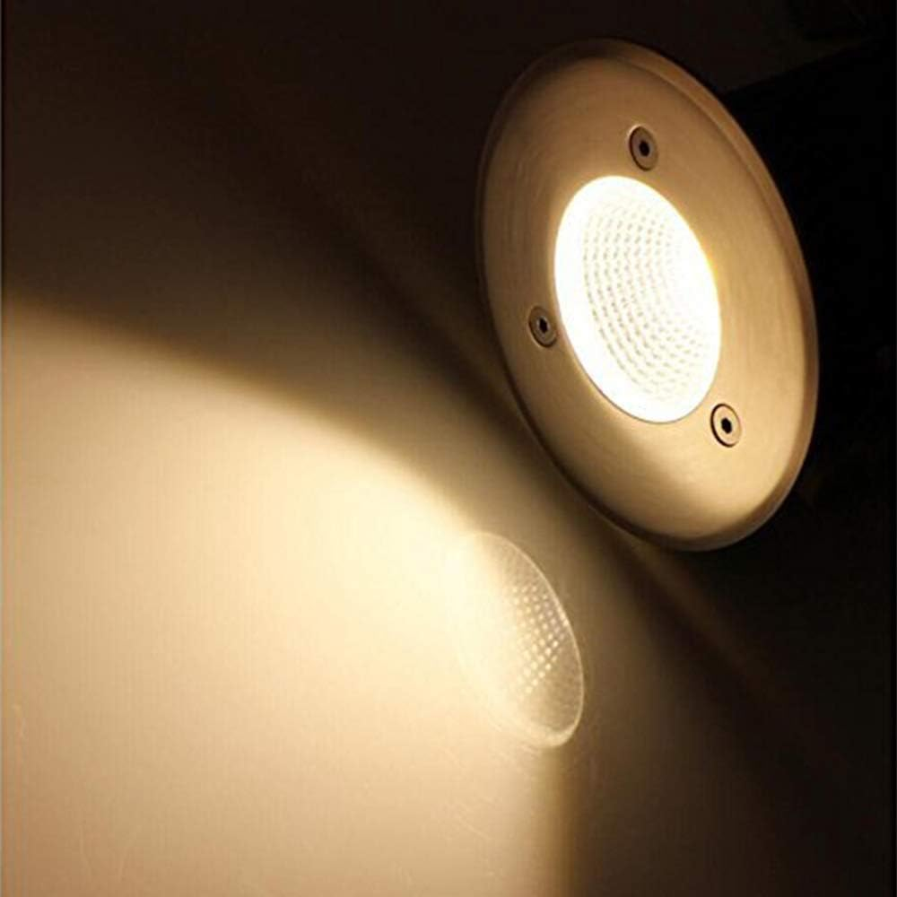 Underground Light LED 3W Mini Floor Lamp IP67 Waterproof Outdoor Ground Lights for Terrace, Garden, Passage Decoration(Warm White Light,12V) image number 2