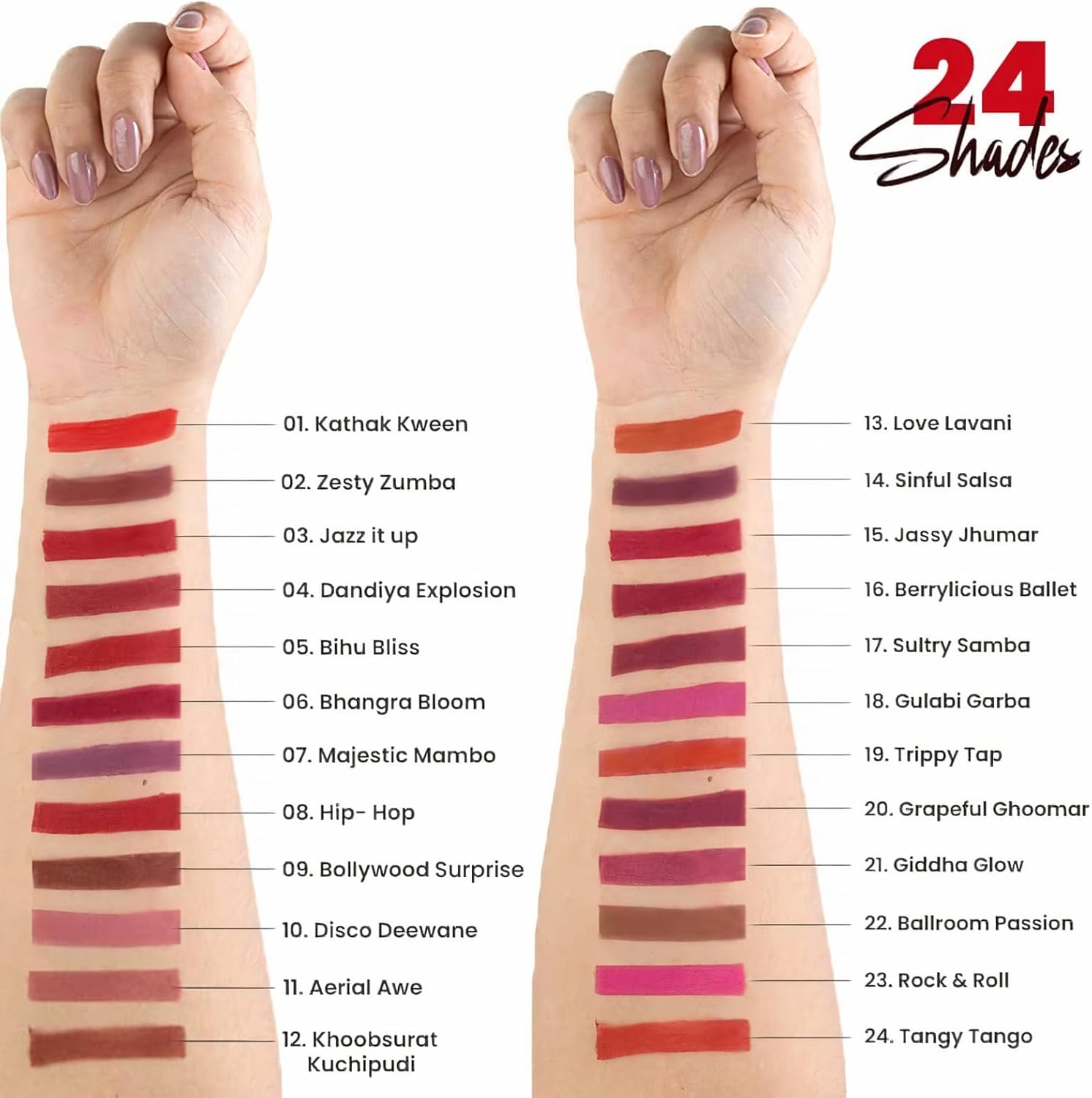 MARS Creamy Matte Long Lasting Lipstick for Women | Creamy Lipstick | Single Swipe Application | Smooth & Light Weight (3.2 Gm) (02-Zesty Zumba)