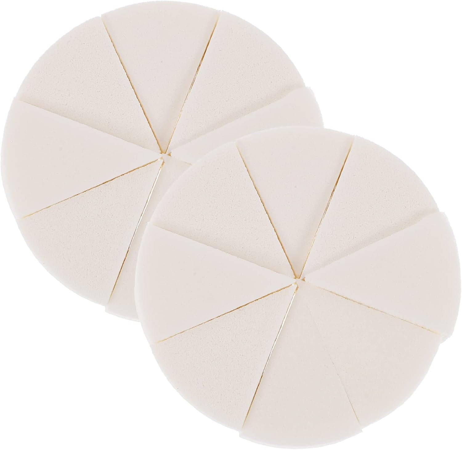 2 Sets Wedge Makeup Applicators Portable Cosmetic Sponges for Foundation and Primer Gentle Skin Compact for for Beginners and Professionals image number 4