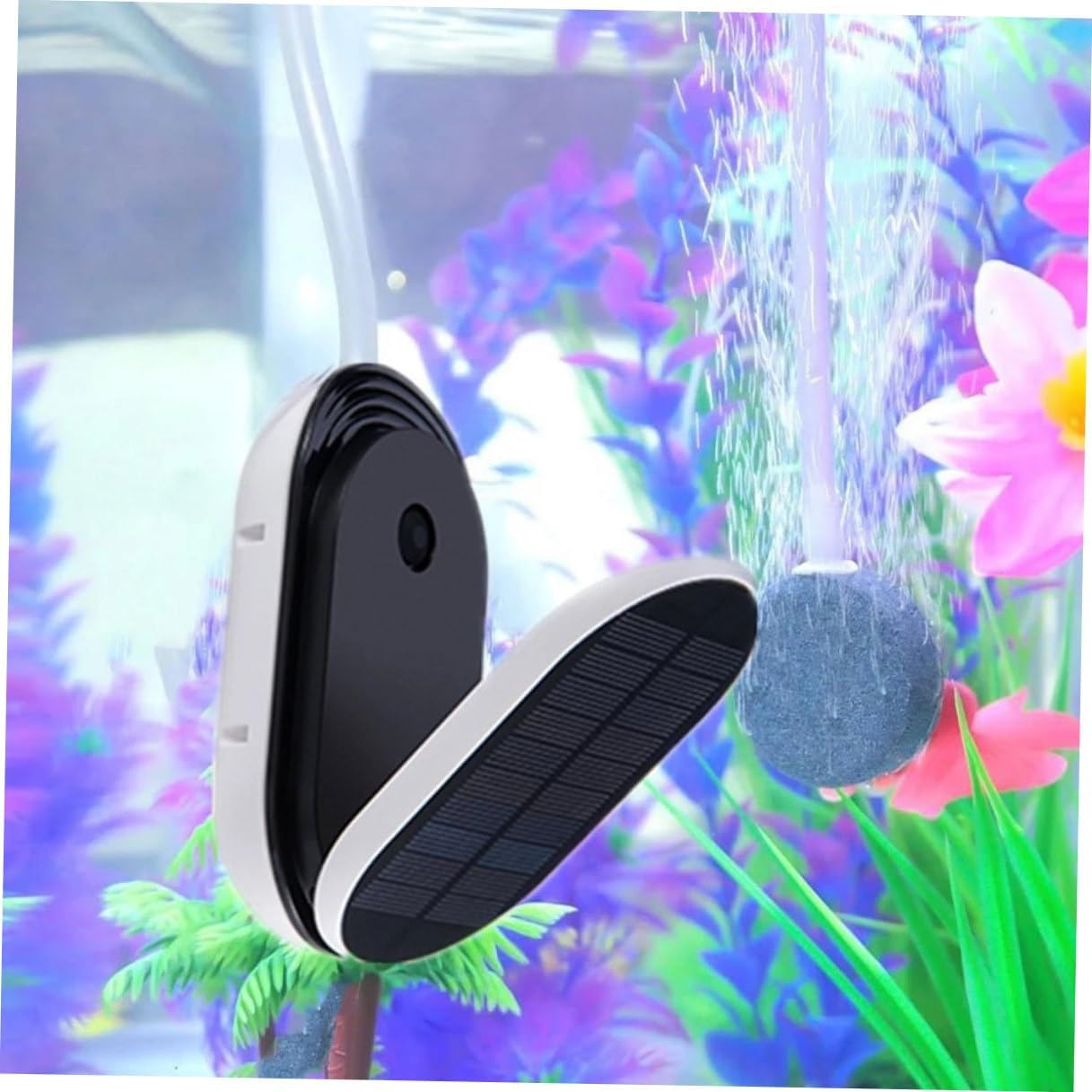 Abaodam Solar Oxygen Aerator Pump for Pool Sun Powered Outdoor Oxygenation Tool with Continuous Operation for Fish and Aquatic Plants Solar image number 6