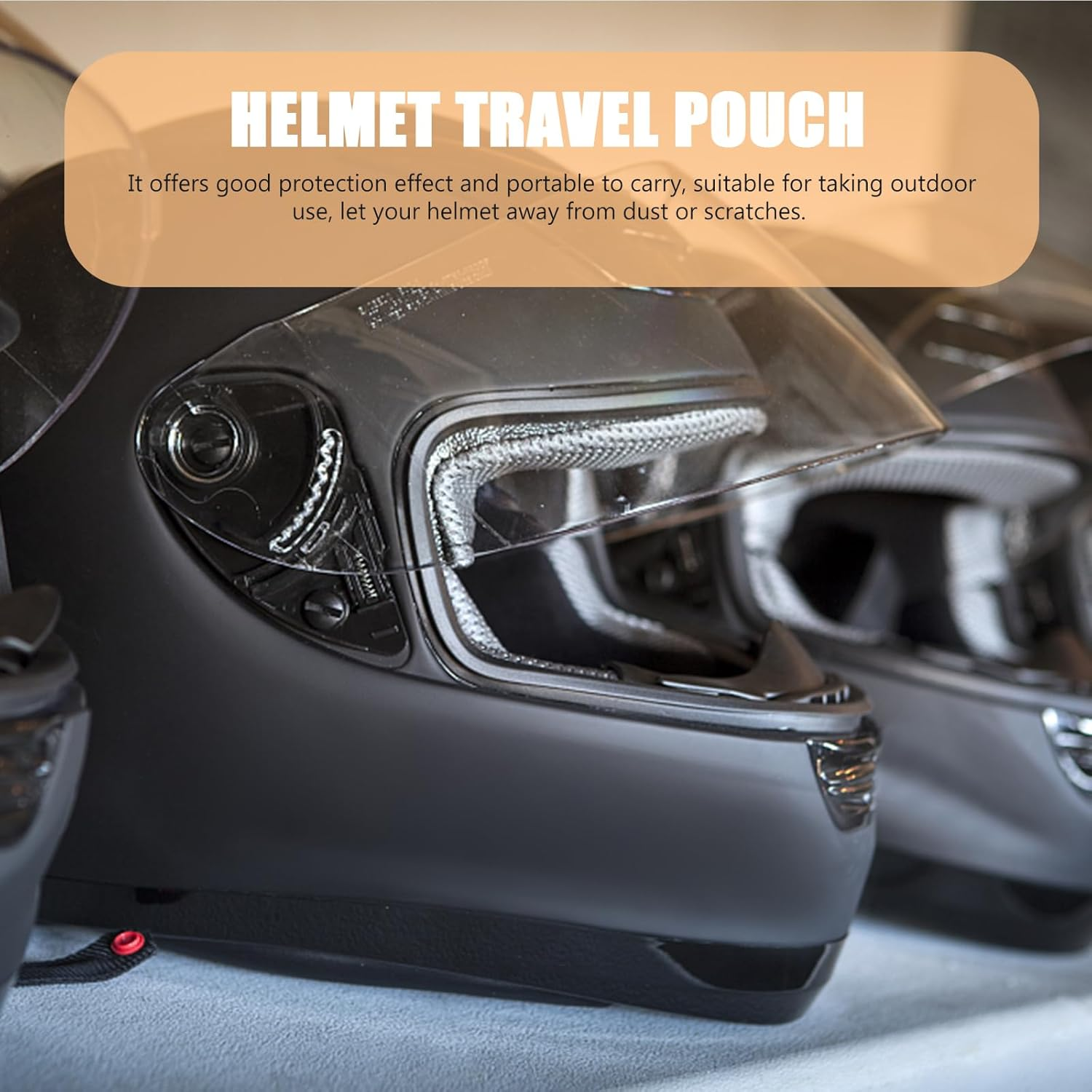 BESTYASH Helmet Pouch - Mens Backpack Helmet Organizer - Waterproof Travel Pouch