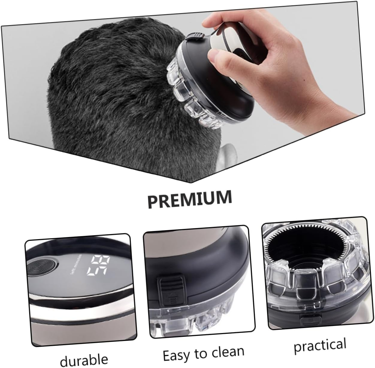 WOONEKY Professional Hair Clipper Electric Hair Trimmer Cutter for Barber Beard Trimmer Useful for Handheld Styling Tool image number 4