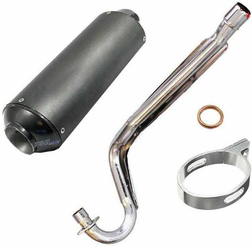 TDR 38Mm Big Bore Exhaust Muffler Pipe Aluminium Dirt Pit Bike CRF50 Style Thumpstar Atomik Pitpro SSR SDG DHZ Mounting Clamps Gasket image number 5