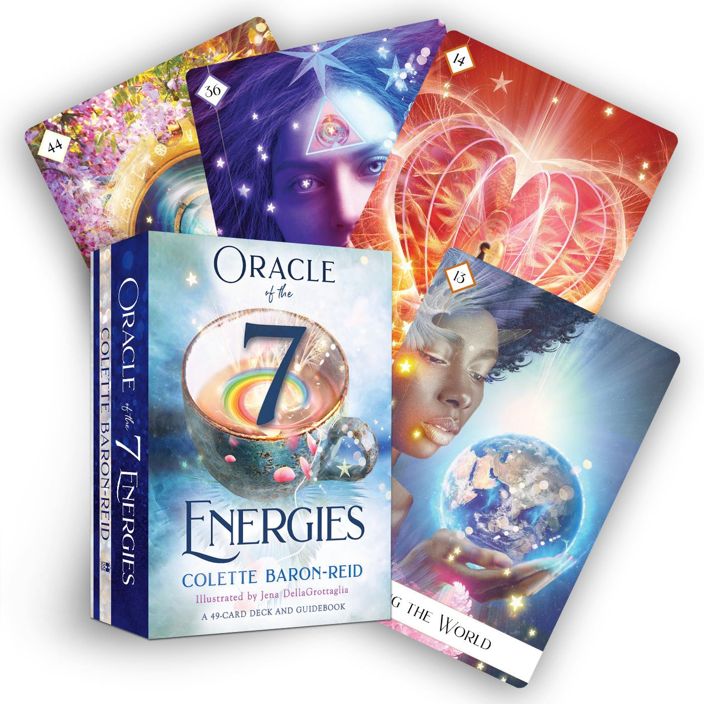 Oracle of the 7 Energies: Oracle of the 7 Energies: a 49-Card Deck and Guidebook - Energy Oracle Cards for Spiritual Guidance, Divination, and Intuition