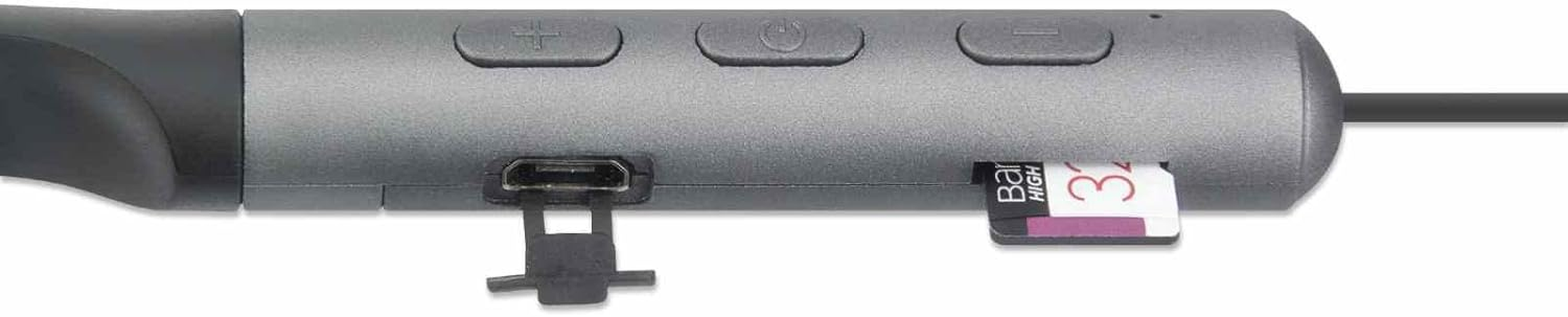 Manhattan Sound Science In-Ear Bluetooth Sports Headset with Neckband - Bluetooth 5.0 + EDR - In-Ear Design - Omnidirectional Microphone - Built-In Controls - Black image number 2