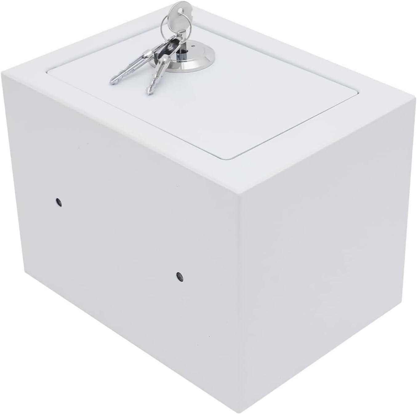 Security Safe - Small Steel Safety Lock Box for Money Fireproof Money Case for Valuables Cabinet Apartment Portable, Home Safe - Small Steel Safety Lock Box for Money Cabinet Apartment Portable Coin image number 4