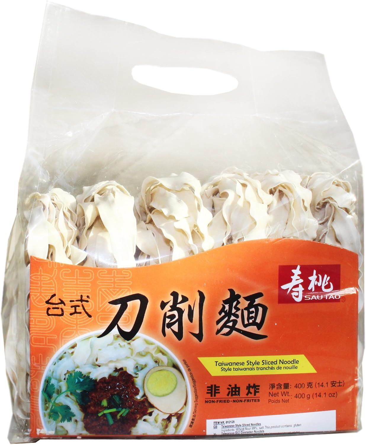 Sau Tao Taiwanese Style Sliced Noodle 400 G