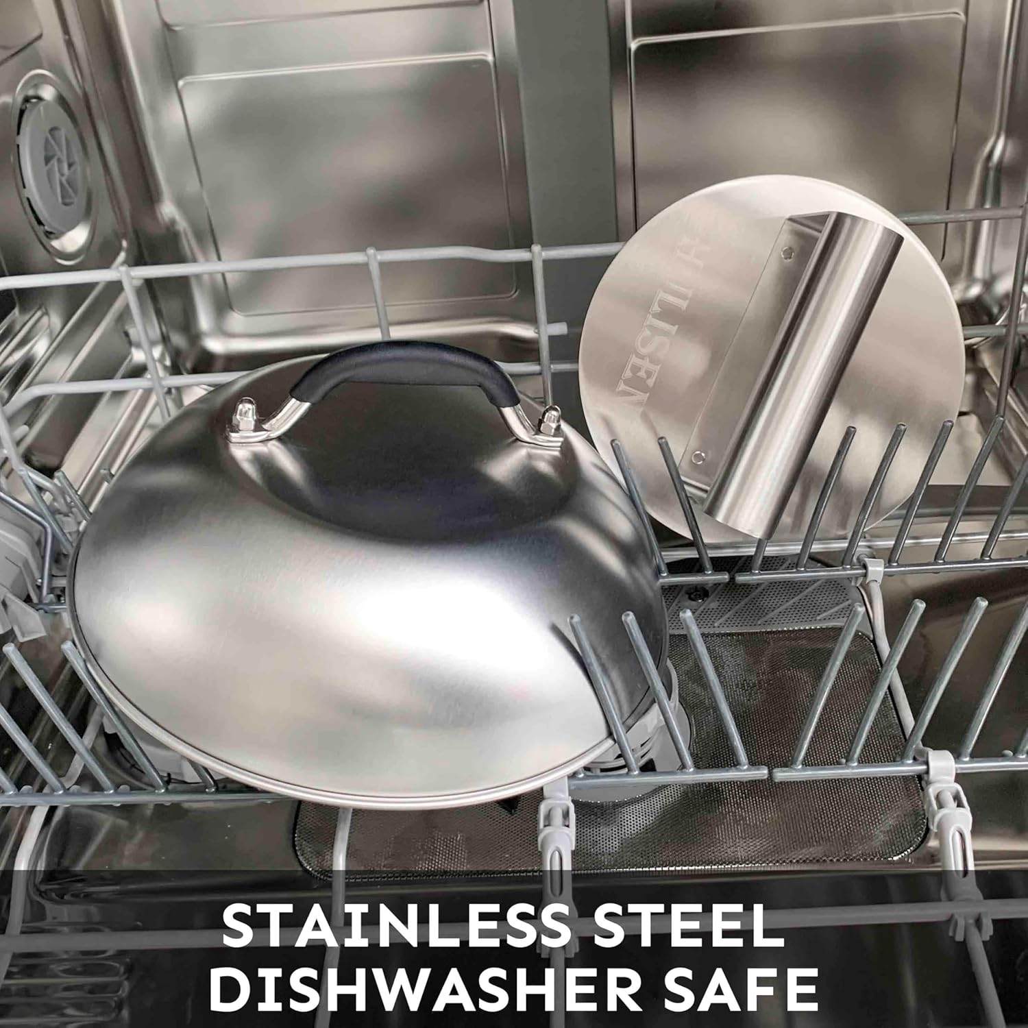 HULISEN Cheese Melting Dome & Smashed Burger Press, 6.2" Grill Press with 9" Basting Cover, Stainless Steel Burger Smasher, Griddle Accessories Kit for Flat Top Grill Cooking Indoor/Outdoor image number 2