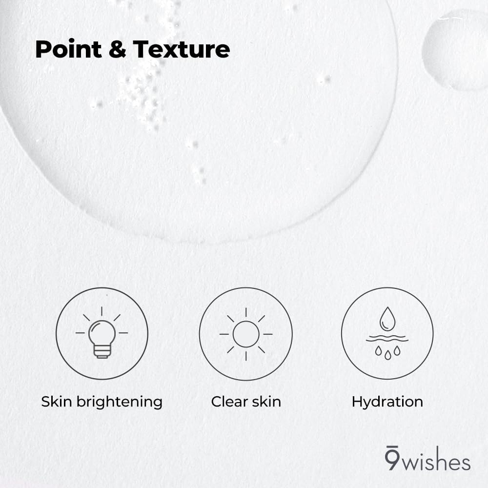 [9Wishes] Miracle White Ampule Serum 0.85Fl. Oz Whitening Serum - Bring Dull Skin Back to the Bright Side with 73% Rice Bran Water, Chemical Free, Natural Ingredients image number 4