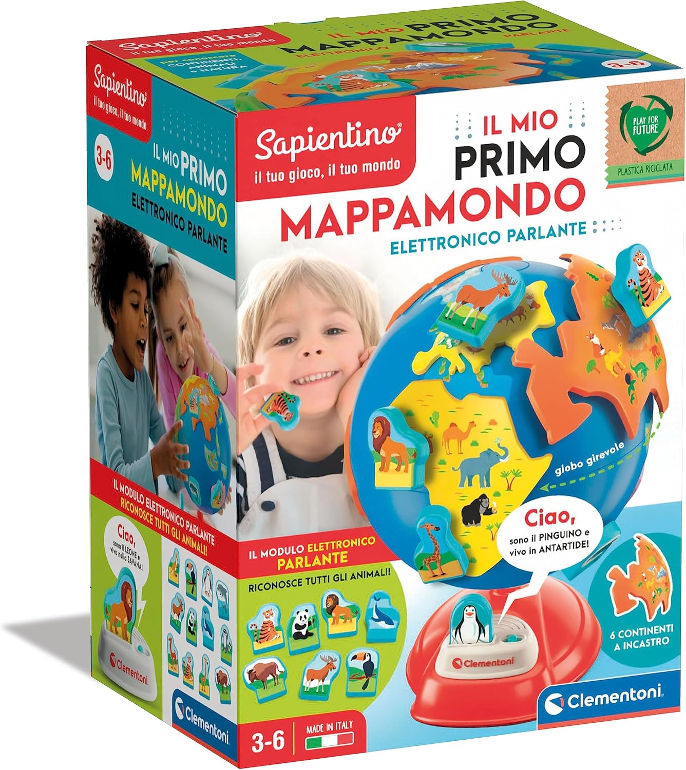 Clementoni My First Globe My First Talking Electronic Globe 16448 image number 1