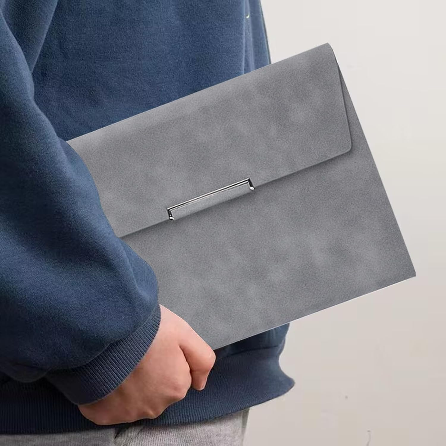 A5 Journal Refillable Lined 200 Pages Paper Handmade PU Journal/Writing Notebook Diary/Bound Daily Notepad for Men & Women Medium, Writing Pad (Gray) image number 2