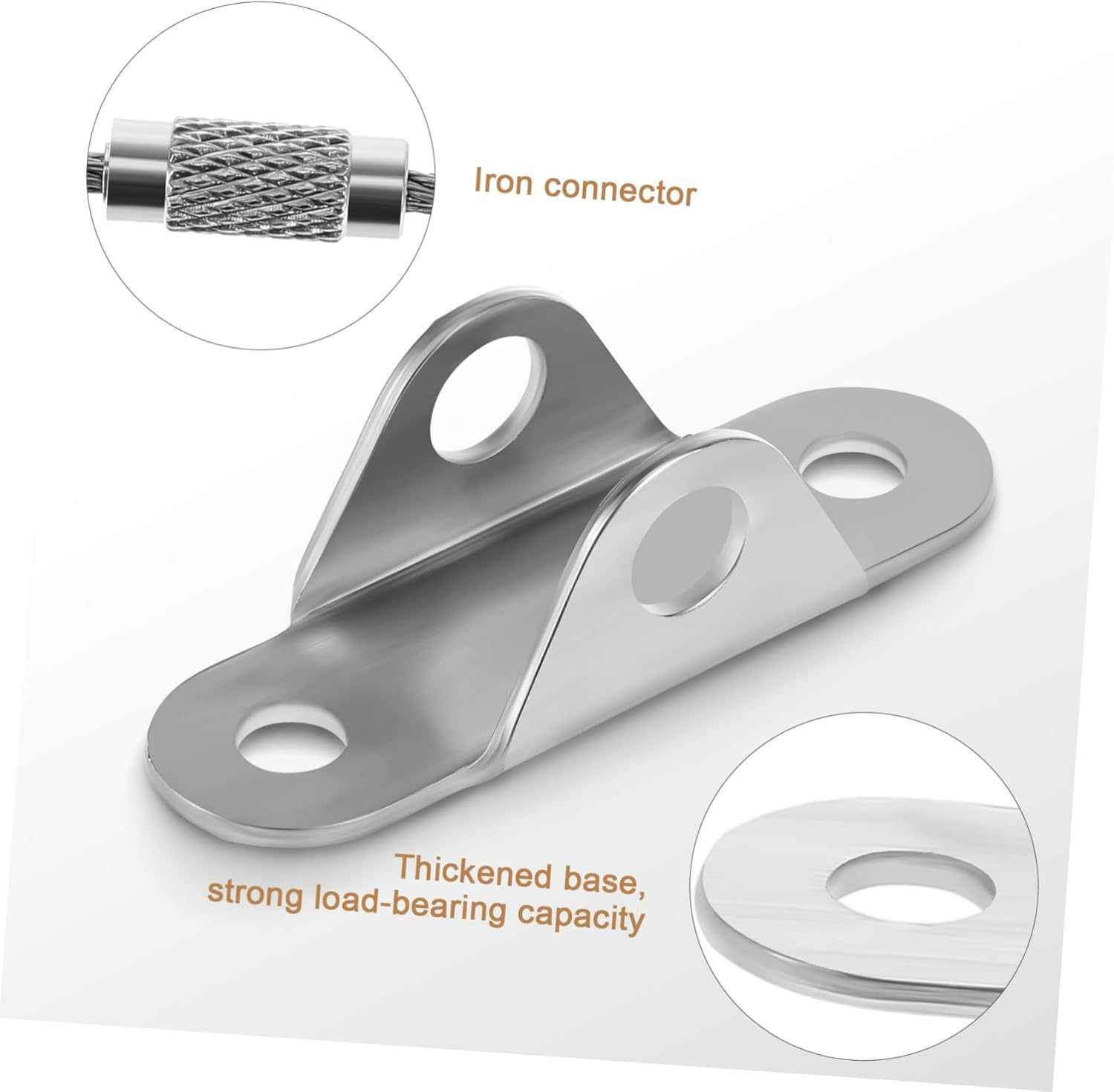 Totority 6 Pack anti Tip Furniture Anchors Wall Mount Safety Straps for Baby Proofing Earthquake Resistant Cabinet and Bookshelf Securing