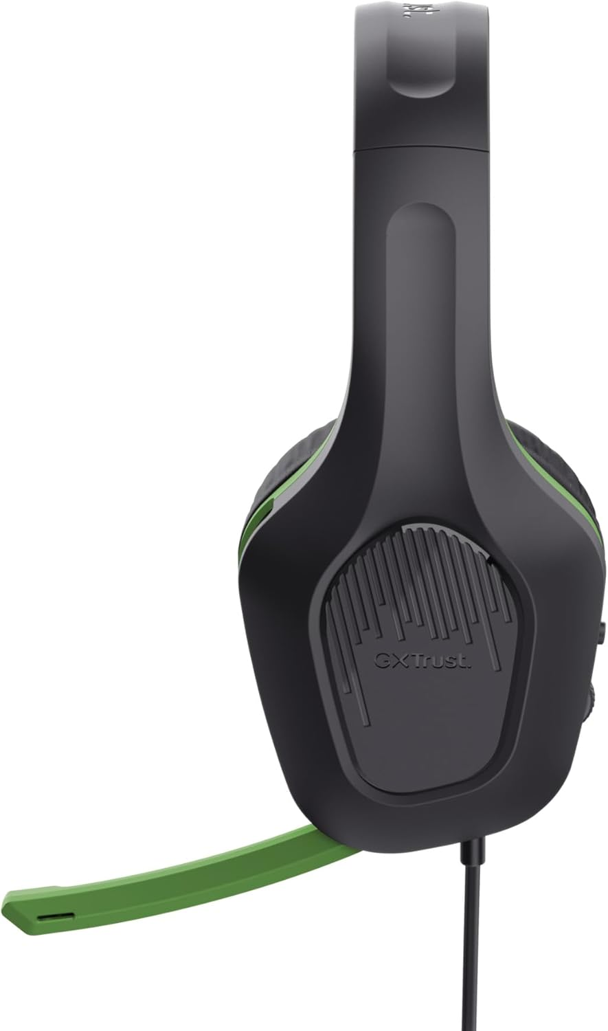 Trust Gaming GXT 415PS Zirox Lightweight Gaming Headset for Xbox Series X/S with 50 Mm Driver, 1.2 M Cable, 3.5 Mm Audio Port, Over-Ear Headphones with Cable - Black/Green image number 3