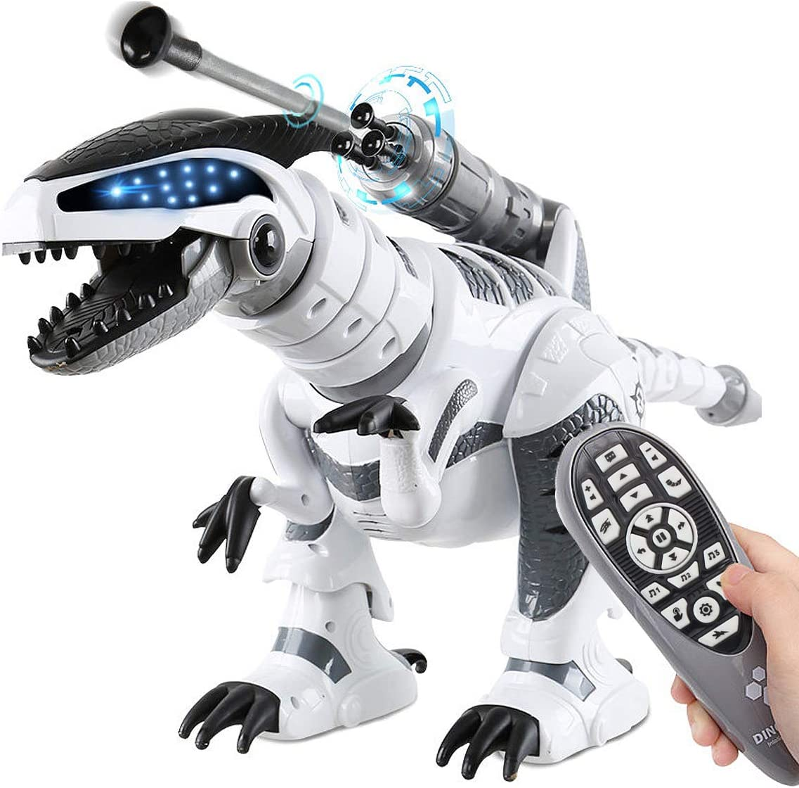 Fistone RC Robot Dinosaur Intelligent Interactive Smart Toy 2.4G Electronic Remote Robot Walking Dancing Singing with Fight Mode image number 2
