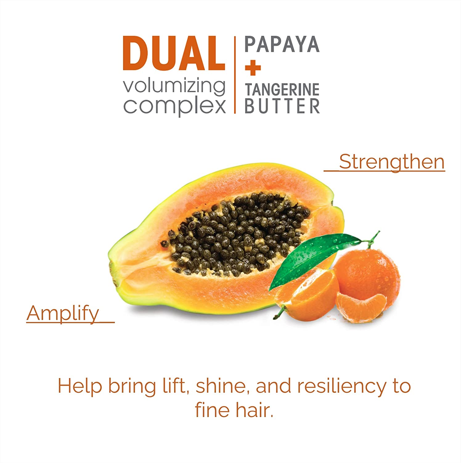 Giovanni 2Chic Ultra Volume Tangerine and Papaya Butter Foam Styling Mousse 207 Ml image number 6