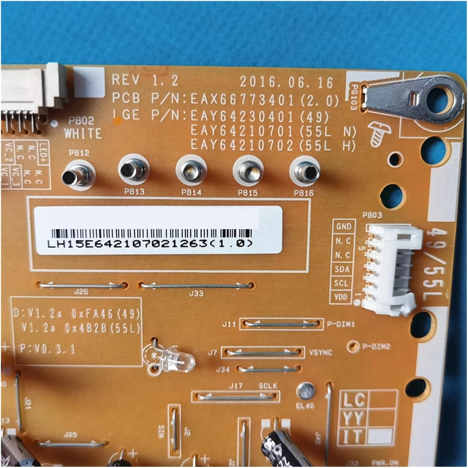 TV Power Board EAX66773401(2.0) EAY64210701 GP55L-16UL6 Accessories，Compatible for LG 55UH6500-CB 55UH661V-ZF 49UH6500-C TV Repair Parts image number 2