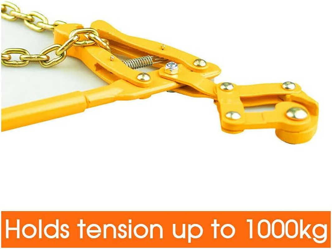 Costcom Wire Fencing Strainer Plain & Barbed Chain Repair Tool Electric Fence Energiser Alloy Construction with 1.2M Durable Chain image number 5