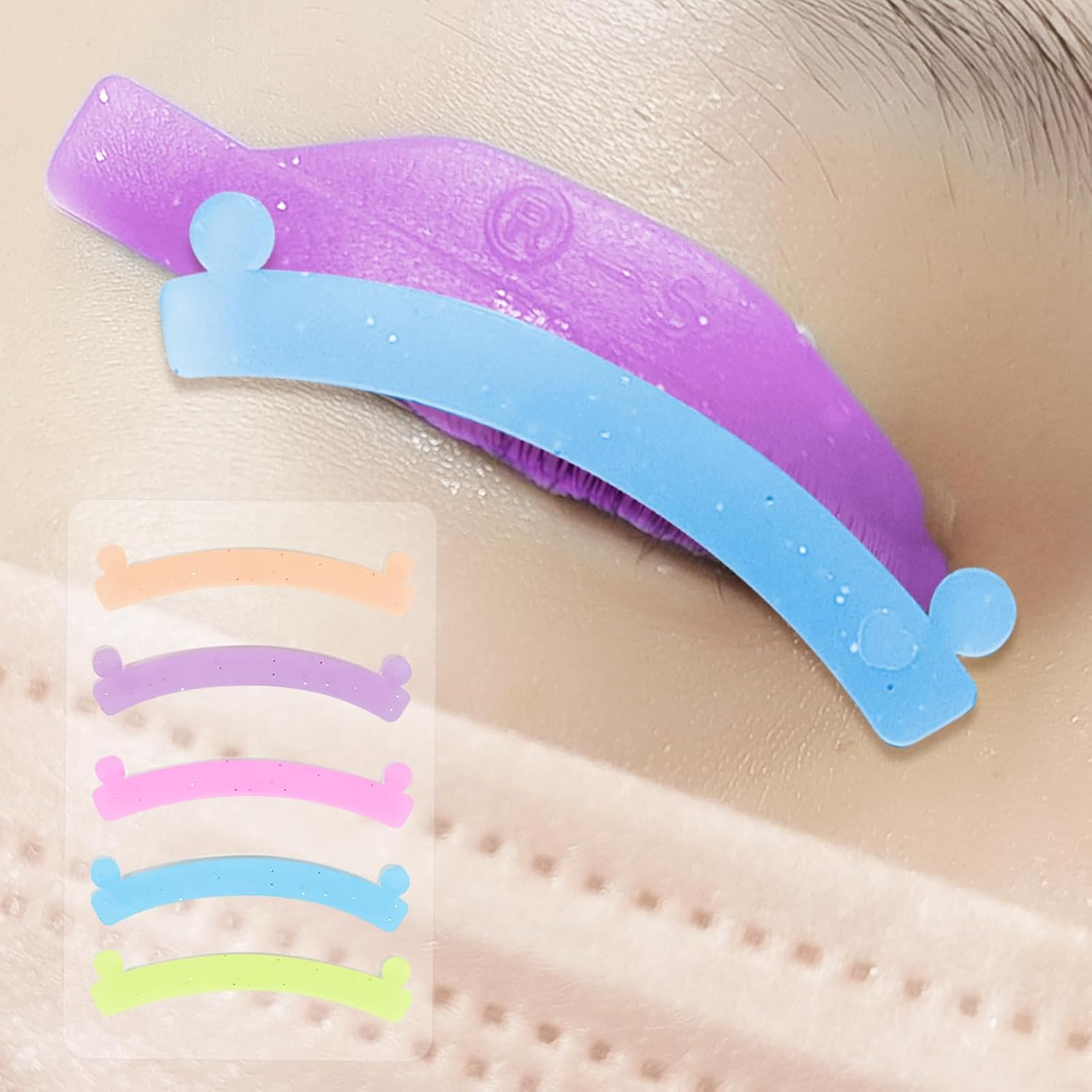 Lomansa Lash Lift Ribbon, Lash Lift Tool, Prevent Eyelashes from Bouncing Off, Not Easy to Deform and Reusable image number 5