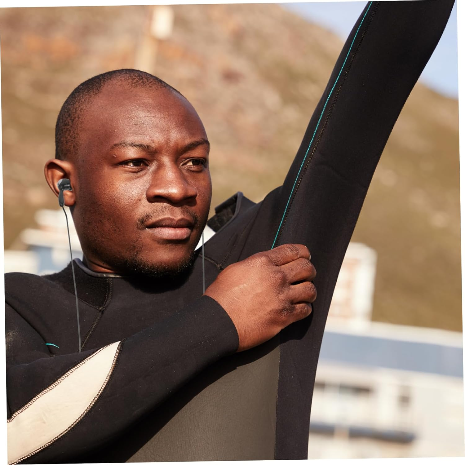 VERDANVERSE 2Pcs Swimmer Earphones in Protection Plugs for Adults Plastic Material with Watertight Fit for Swimming and Underwater Music Enjoyment image number 5