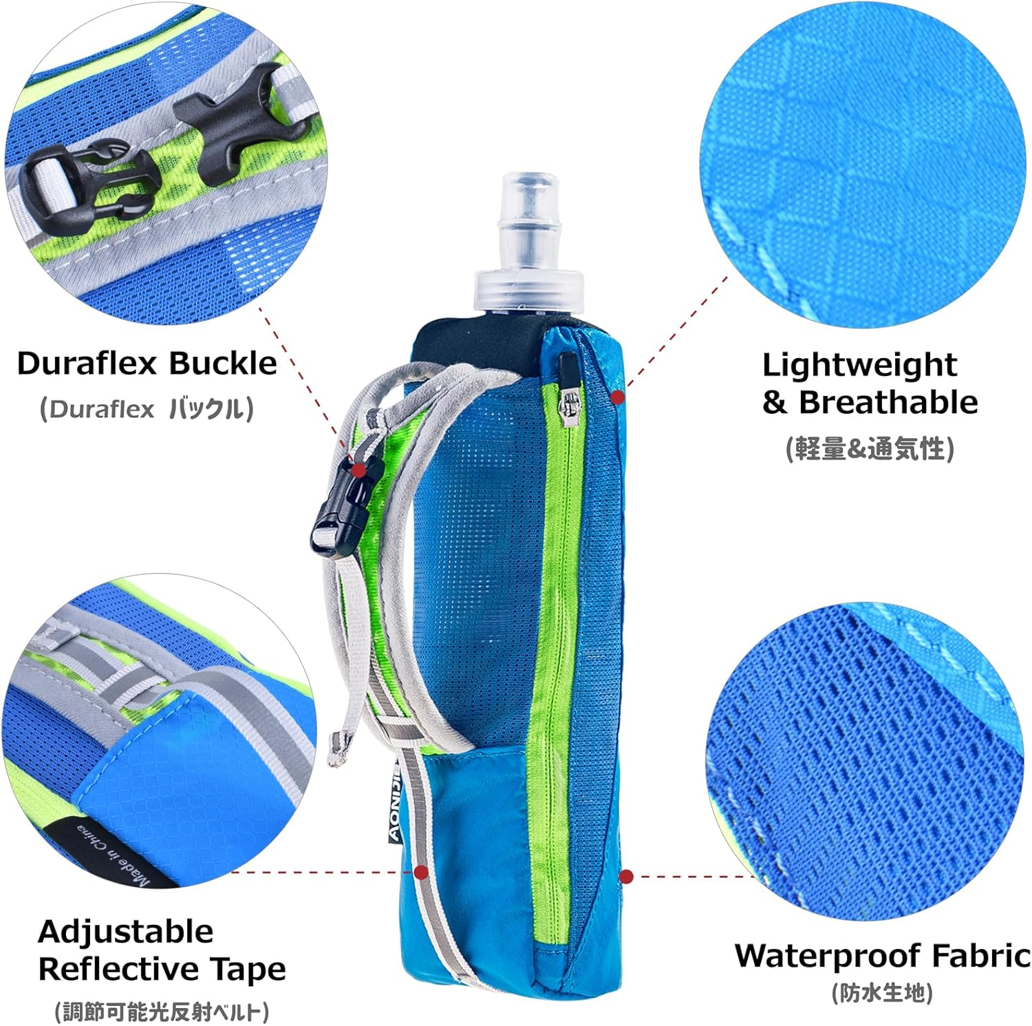 Azarxis Soft Flask Collapsible Water Bottle Running Soft Gel Flask Reservoir Handheld Folding TPU 250 500Ml for Hydration Pack Hiking Cycling Climbing - 01 250Ml - 2 Pack With Straws image number 4