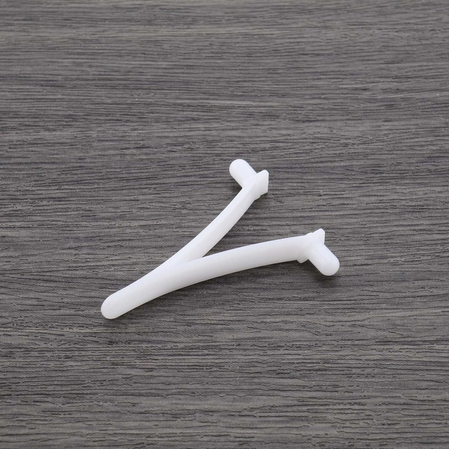 12Pcs Pool Butterfly Clip V Clip Pool Attachment Clip for Skimmer Net Leaf Rake Brush Pool Supply Vacuum Head White Resin 5.3X4Cm image number 3