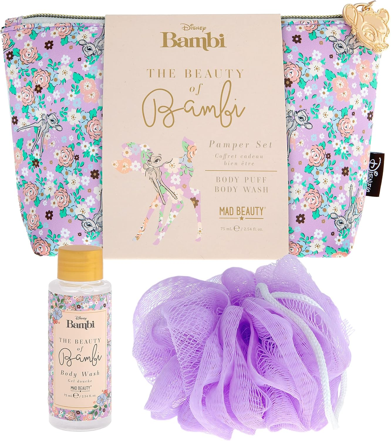 MAD Beauty Disney Bambi Pamper Set - Body Beauty Set - Unisex - Floral Scent - 75Ml image number 2