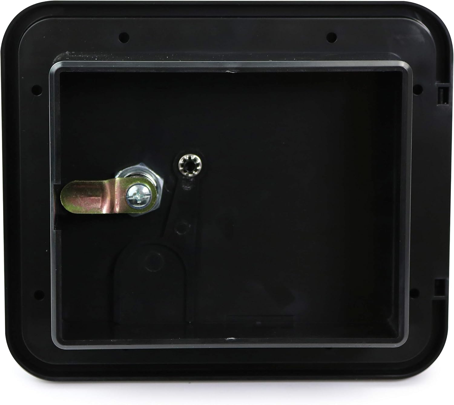 RV Camper Trailer Motorhome Power Cord Hatch Electrical Access Door (Black-1802Mb) image number 1