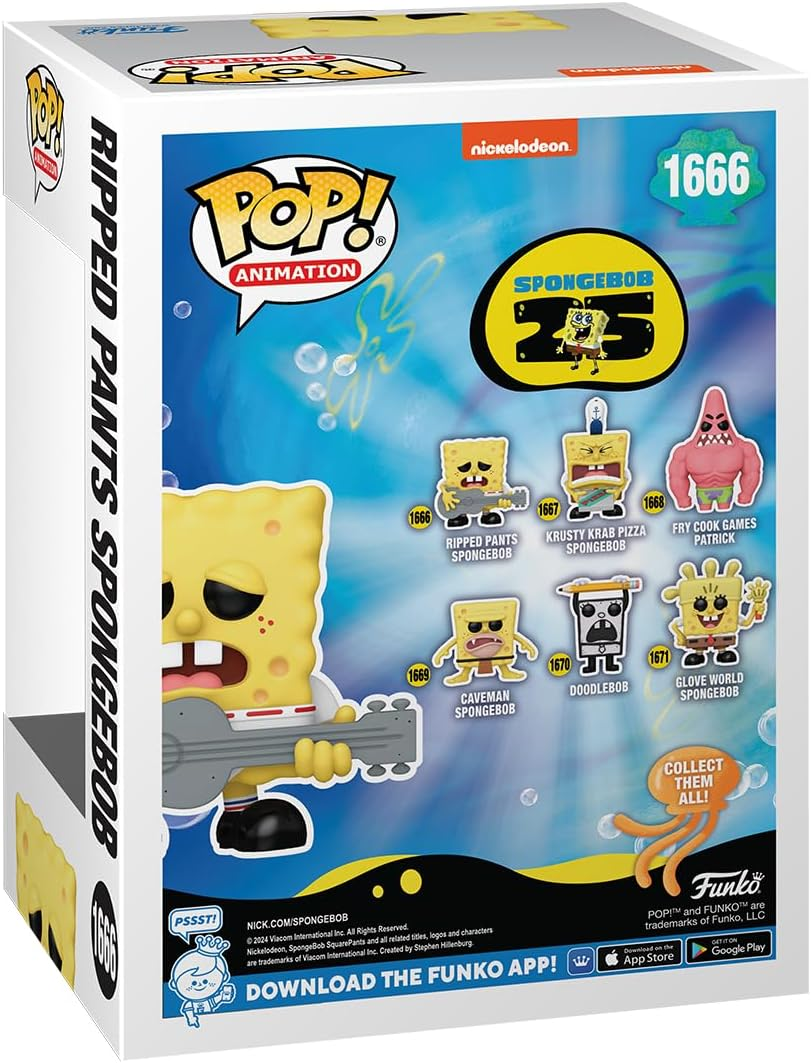 FUNKO POP! Television: Spongebob Squarepants - Spongebob W/ Guitar (25Th Anniversary) image number 6