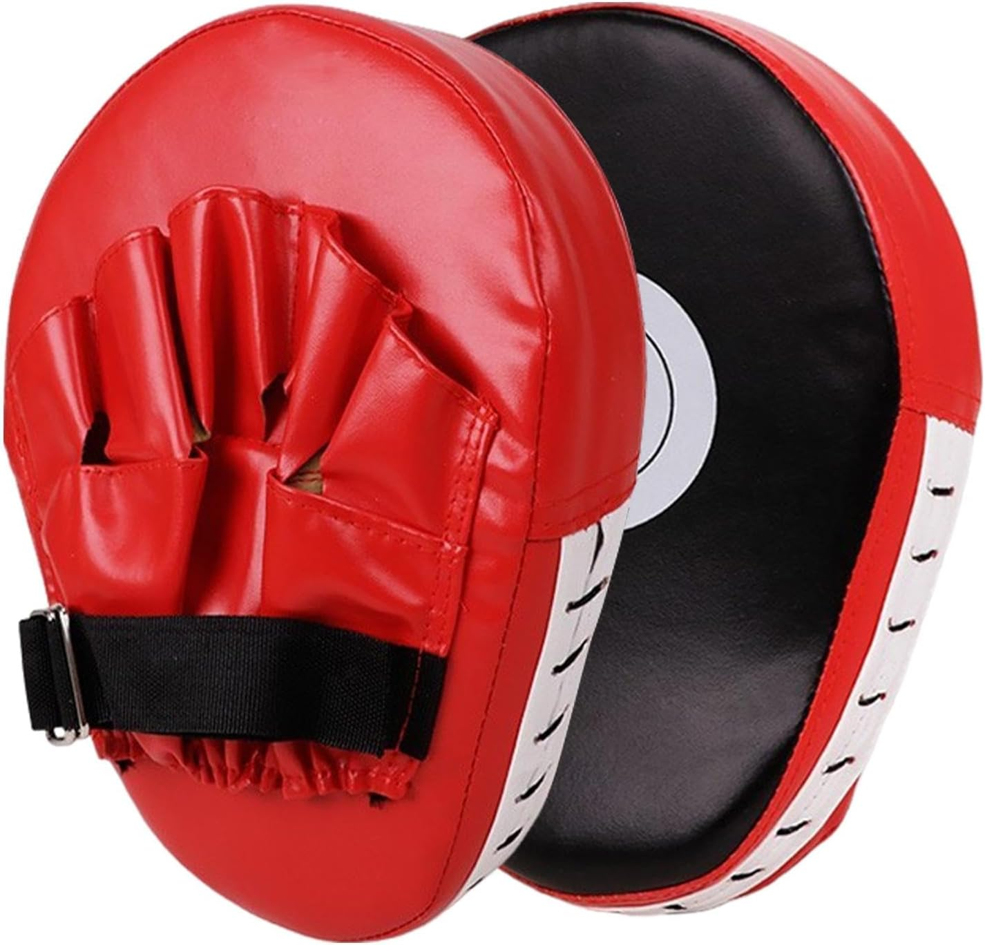 Comfortable Boxing Pad Mitts - PU Leather Curved Boxing Target | MMA Punching Mitts for Adults, Martial Arts Pads Boxing Training Gears Kick Shield for Taekwondo Muays Thai Karate image number 1