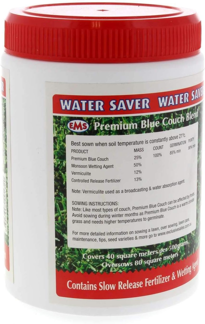 Premium Blue Couch Blend Grass Seed 500Gm EMS Garden Premium Quality image number 3